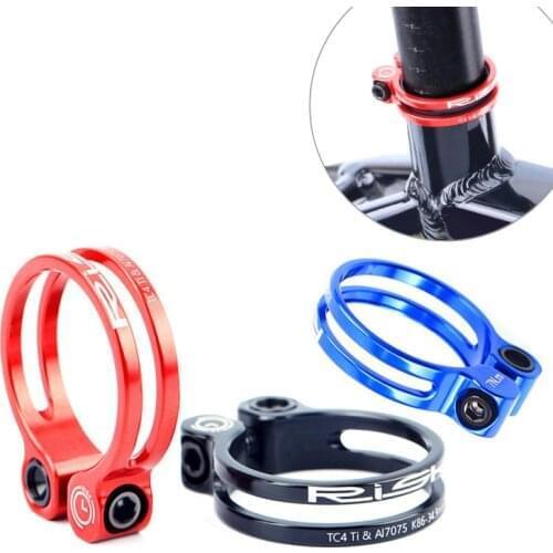 31.8/34.9Mm Bike Seatpost Aluminum Alloy Mtb Mountain Road Bicycle Seatpost Seat Tube Clip with Titanium Bolt