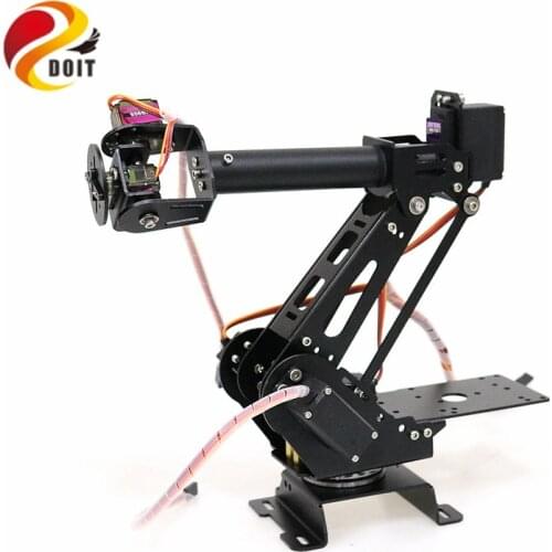 DOIT 6 Dof Robot Arm Metal Manipulator Mechanical Arm Aluminum Alloy Structure for Arduino DIY Remote Control Tank Chassis