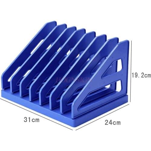 School supplies Desktop book stand information basket file rack student textbook magazine rack plastic bookshelf document hanger