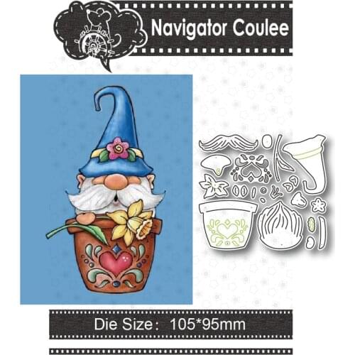 Metal Cutting Die Dwarf Flowers Dead Novice Scrapbooks Cut Decoration Stamps Layered DIY Craft Supplies New 2021