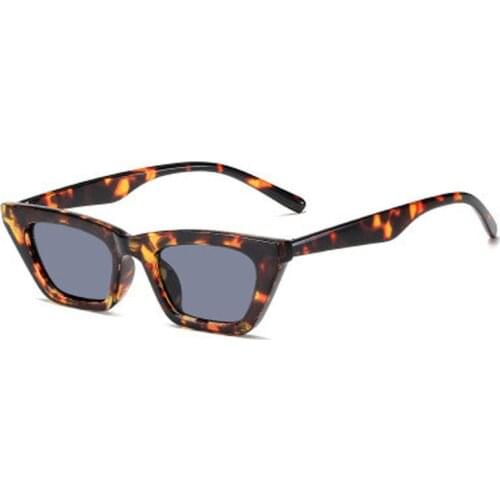 Cat Eye Women Sunglasses Leopard Sun Glasses Woman Designer Cmaos Brand Trendy Shades Small Eyewear Uv400 Gafas De Sol Hombre