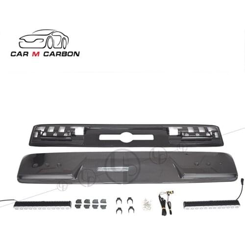 Dry carbon fiber roof spoiler with led for G class W463A W464 G63 g65 KO style roof wing with led