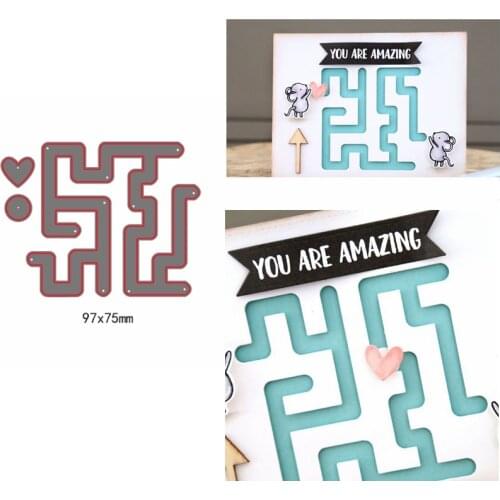 Creative Maze Decoraion On Card Die Cuts For Card Making dies scrapbooking metal cutting dies new 2019