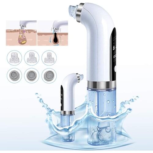 Blackhead Remover Hydrodermabrasion Device Deep Nose Cleaner Moisturizing Painless Pore Vacuum Electric Machine Facial Tool
