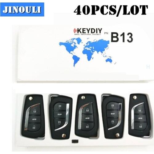 40pcs/Lot KD900 keydiy B13 KD remote key 3 Button universal Key for URG200/KD900/KD200 key programmer DHL Free Shipping