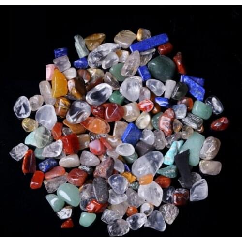 50g/Lot Natural Mixed Colorful Quartz Crystal Stone Rock Gravel Specimen Healing Natural Quartz Stones and Crystals 3 size R1731