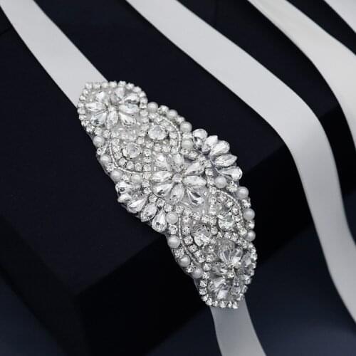 Accessories Wedding Dress Court Style Retro Waist Seal Hand Stitch Pearl Water Drill Belt Bride