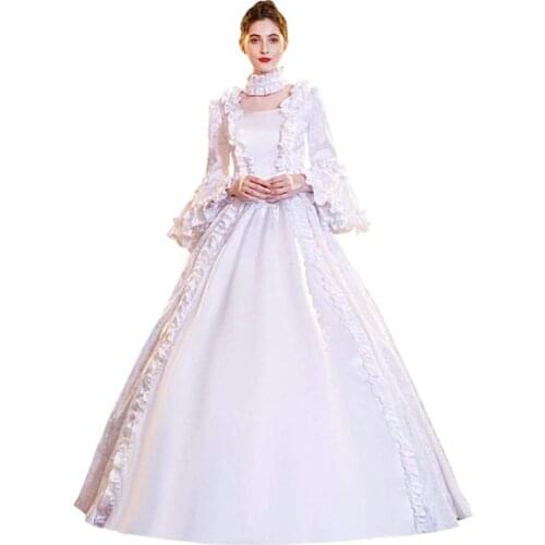 Rococo Baroque Marie Antoinette Ball Dresses 18th Century Renaissance Historical Period Victorian Dress Gown for Women