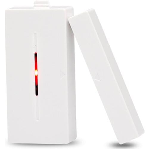 433MHz wireless door magnetic sensor alarm smart home wireless window door detector for home security wireless alarm system