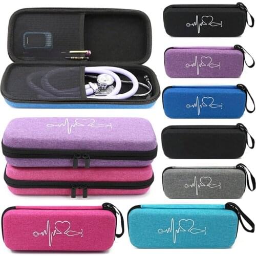 AXYB Travel Carrying Case for 3m Littmann Classic III Stethoscopes - Large Capacity Storage Bag for Small Accessories