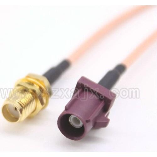 FAKRA cable Fakra D male Plug to SMA female Jack connector for GPS Antenna Extension Cable Pigtail Cable RG316 free shipping