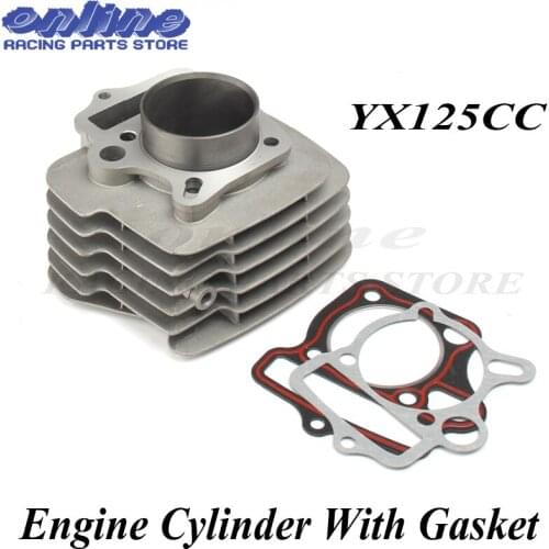 YX125 Engine Cylinder KIT body with cylinder gasket For YX 125cc YINXIANG 125 motorcycle dirt quad bike
