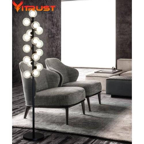 Lambader Floor Lamps home art deco Floor Standing staande lamp lighting lampade da terra Living Room Sofa Bedside Black, Gold