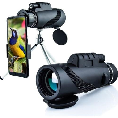 Monocular Phone Binoculars HD High-power Low-light Night Vision Adult Concert Portable Camera Childrens Hunting Telescope