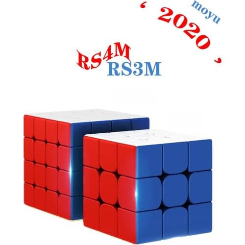 Moyu RS3M 2020 Magnetic Magic Cube 3x3x3 Profissional Cubo Magico Speed rs3m Cubes for Children Puzzle Educational Toy Gift Rs4m
