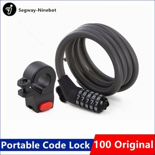 Original Portable Code Lock for Ninebot MAX G30 M365 KickScooter Digit Number Password Combination Ockstit