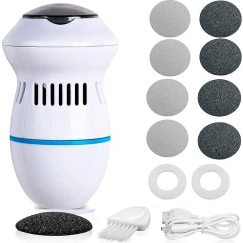 Foot Grinding File Electric Feet Callus Removers USB Charging Grinding Head Foot Pedicure Tools for Dead Hard Cracked Dry Skin