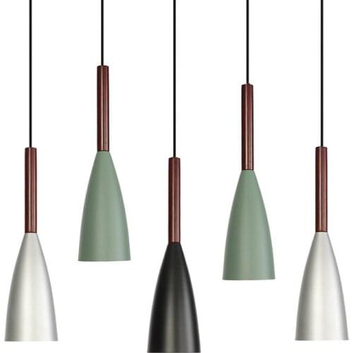 Nordic Postmodern Simple Restaurant Creative droplight Bar Cafe Retro Led Rope Lamp Pendant Lights Bar Hanging Light Fixtures