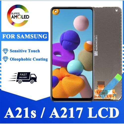 6.5" Original Display For Samsung Galaxy A21S A217F A217 LCD Touch Screen Digitizer For Samsung A21S A217F/DS A217H Repair Parts