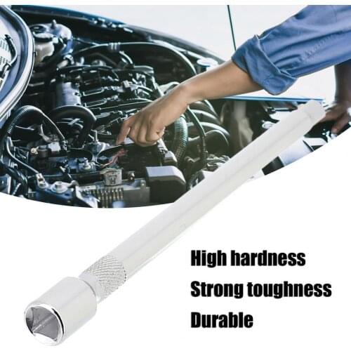 1/2inch 250mm Sleeve Rod Extra Long Hand Tools High Carbon Steel Professional Non-slip Extension Bar for Electrical Drills