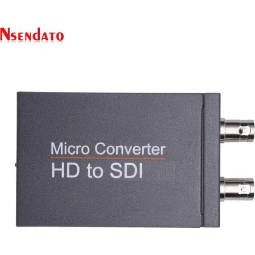1080P HDMI to SDI with Power adapter Mini 3G HD SD-SDI Video Micro Converter Adapter with Audio Auto Format Detection for Camera