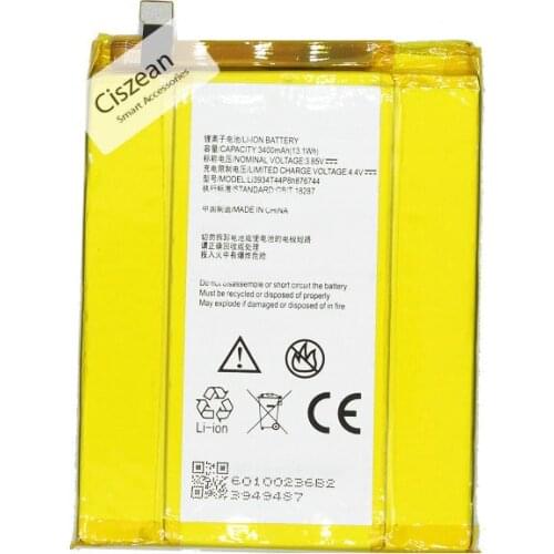 1x Li3934T44P8h876744 3400mAh Battery For ZTE Grand X Z988 Max2 ZMAX PRO Z981 Z988 Z963U Z963VL Z983 Z962BL Batteries