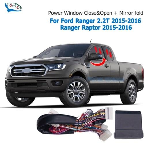 Forten Kingdom Car Auto Window Closer & Open Side Mirror folder unfold Kit For Ford Ranger 2.2T 2015-2017