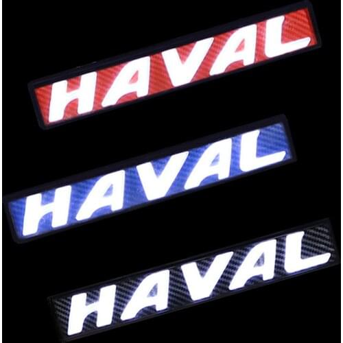 FOR Haval dynamic car logo modification f7x logo h2 H6 M6 H5 H4 H1 personalized led light exterior decoration creative luminous