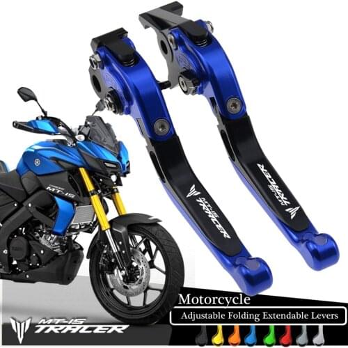 For YAMAHA MT-15 MT15 MT 15 M-slazz 150 2015-2019 2016 2017 2018 Motorcycle CNC Folding Extendable Adjustable Brake Clutch Lever
