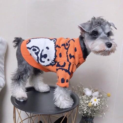 Schnauzer Sweater Dog Clothes Pet Puppy Hoodie Pug French Bulldog Teddy Jacket Coat Jacket Dogs Winter Warm Dropshipping YHC27