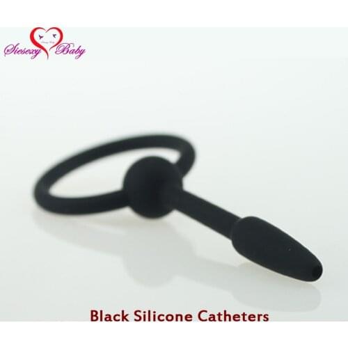 GJDA-003 38mm Ring 68mm Hollow Silicone Chastity Urethral Dilators Urethral sound Sounding Penis Plug Stretching Fetish Sex Toys