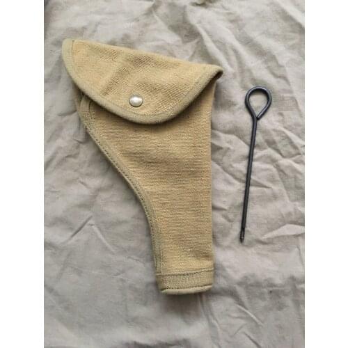 WWI WWII UK BRITISH ARMY 1937 TOOL P37 PISTOL HOLSTER & CLEANING ROD - World military Store