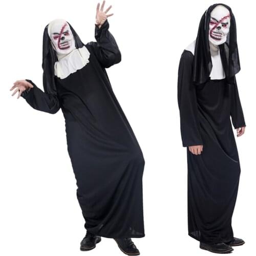 Halloween masquerade men died movie Scream ghost God clothing performance clothing death haunted house dress bleed the mask