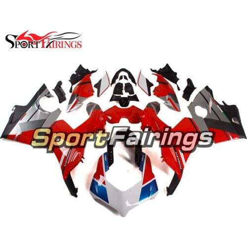 Complete ABS Plastic Injection Motorcycle Fairings For Ducati V4S 2018 2019 V4S 18 19 Fairings White Red Silver Bodywork Cowling
