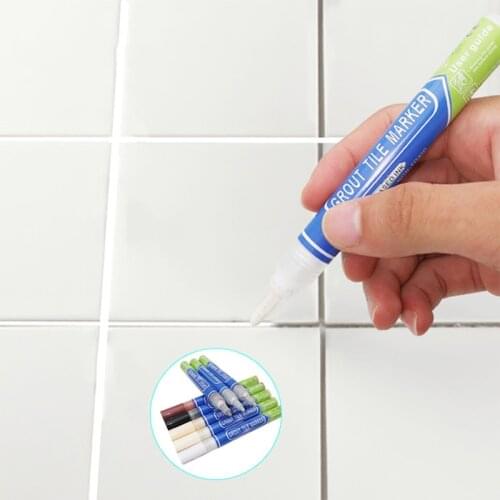 Tile Beauty Seam Pen Waterproof Decontamination Repair Pen Large Capacity Ink Renovate Walls Home Effective Repair Pen Ten Color