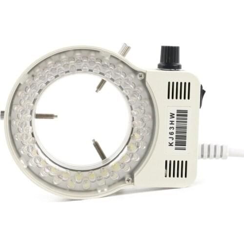 Adjustable 6500K 56 LED Ring Light Lamp For Industry Video Stereo Microscope C-MOUNT Lens HDMI VGA USB Camera illumination AU EU