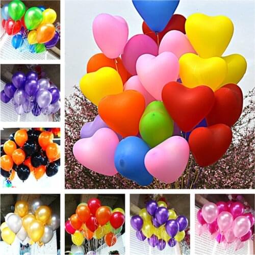 5pcs Gold Silver Heart Latex Balloons 1st Birthday Decorations Rose Gold Balloon Mariage Baby Shower Girl Baby Balloon Air Balls