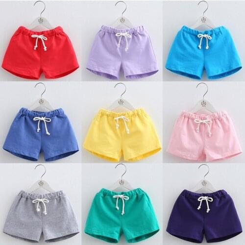 Summer Children Shorts Cotton Shorts For Boys Girls Brand Shorts Toddler Panties Kids Beach Short Sports Pants Baby Clothing