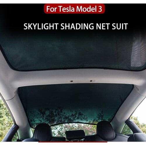 Car Window Sunshade Sun Visor Rear Front Sun Shade Windshield With UV Film For Tesla Model 3 2016 2017 2018 2019 2020