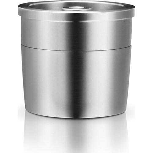 Compatible with Illy Coffee Machine Maker/Stainless Steel Metal Refillable Reusable Capsule Fit for Illy Cafe Capsule