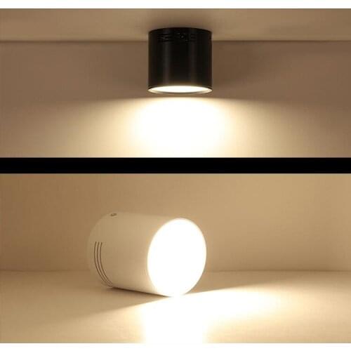 LED Ceiling light Surface mounted Dimmable Ceiling lamps Cylinder 7W 12W 18W for Bedroom,Living room,study,office,shop,Studio