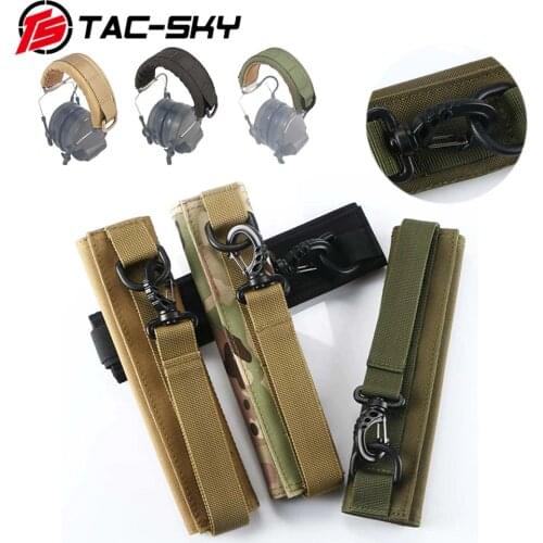 TAC-SKY MOLLE headbandtactical headset advanced combined headset sleeve MOLLE headband tactical headset hunting accessories