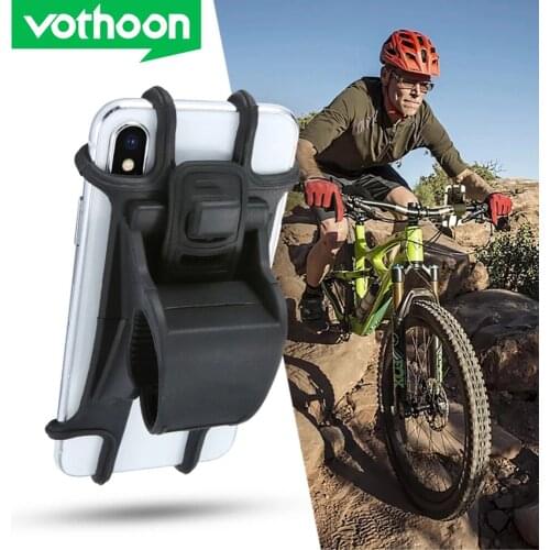 Vothoon Bicycle Phone Holder Universal Mobile Phone Holder Bike Handlebar GPS Motorcycle Bracket Stand For iphone samsung xiaomi