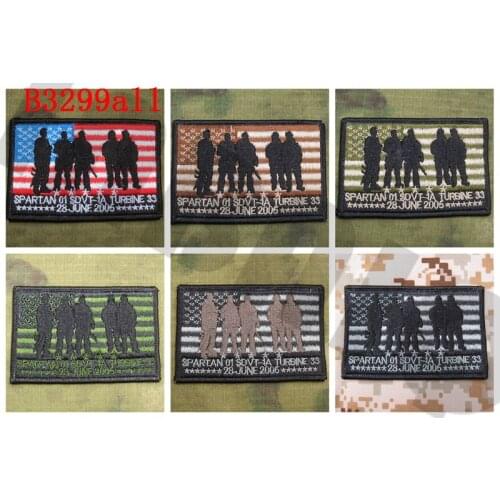 Embroidery patch Mark SEAL TEAM Operation Red Wings Lone Survivor Spartan 01 SDVT-1A