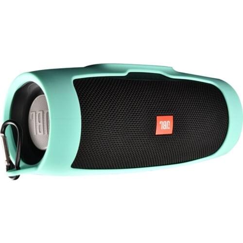 Protective Wearable Lightweight Silicone Case Cover Keychain for JBL Charge 4 Waterproof Portable Wireless Bluetooth Speaker