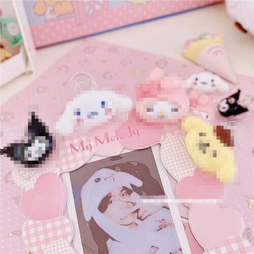 3cm Cute transparent Paper Clips Decorative Organizer Students Office School Supplies file sorting clip small Acylic clip