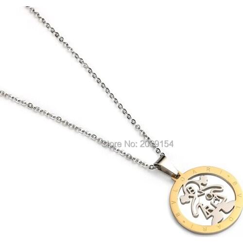 Choker Necklace Women Fashion Jewelry Gold Long Chain Necklace Trendy Design Stainless Steel Charm Choker Necklace Female