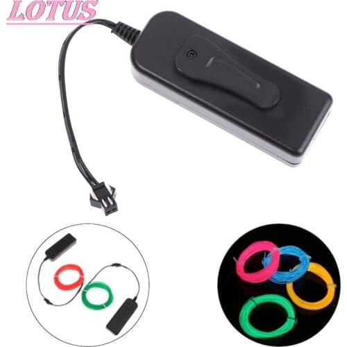 1PC DC 3V AA Battery 5V USB 12V Power Supply Adapter Driver Controller Inverter For 1-220M El Wire Electroluminescent Light HOT