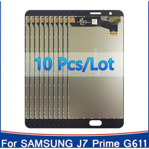 10 pcs For Samsung Galaxy J7 Prime 2 2018 SM-G611 G611F G611M G611 LCD Display Touch Screen Digitizer Assembly 100% Tested
