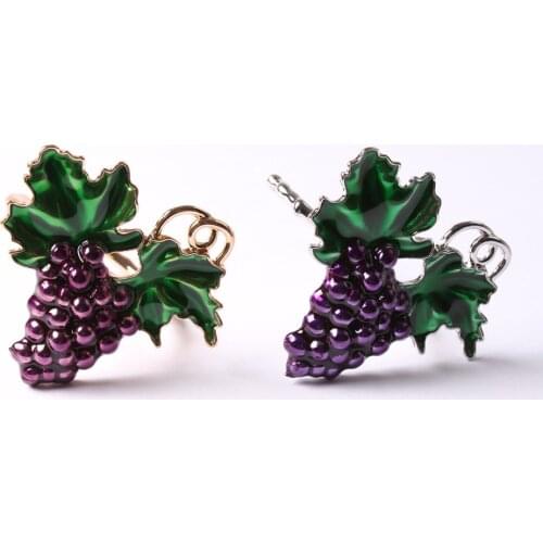 10pcs Western food fruit napkin buckle grape pearl napkin ring napkin ring metal mouth cloth ring tableware